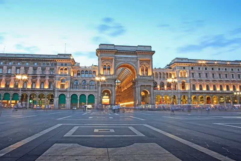 Milano. Galleria Vittorio Emanuele II.