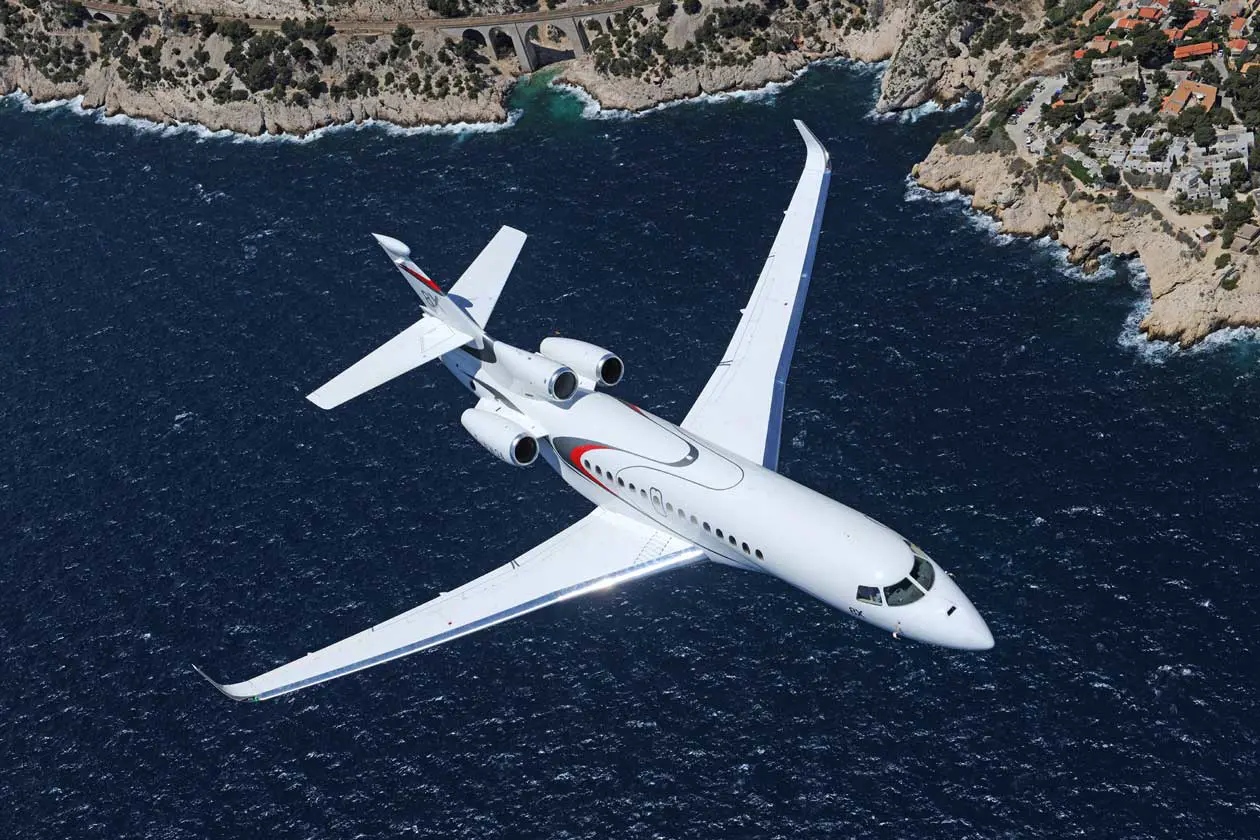 Falcon 8X. Copyright © Dassault Falcon Jet Corp., Dassault Aviation.