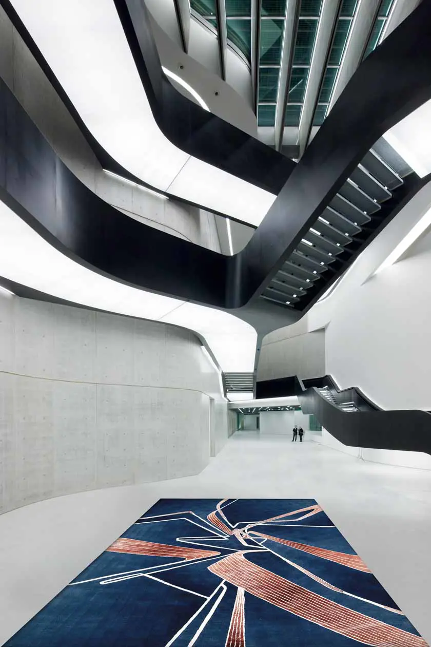 I tappeti di Zaha Hadid Architects per Illulian