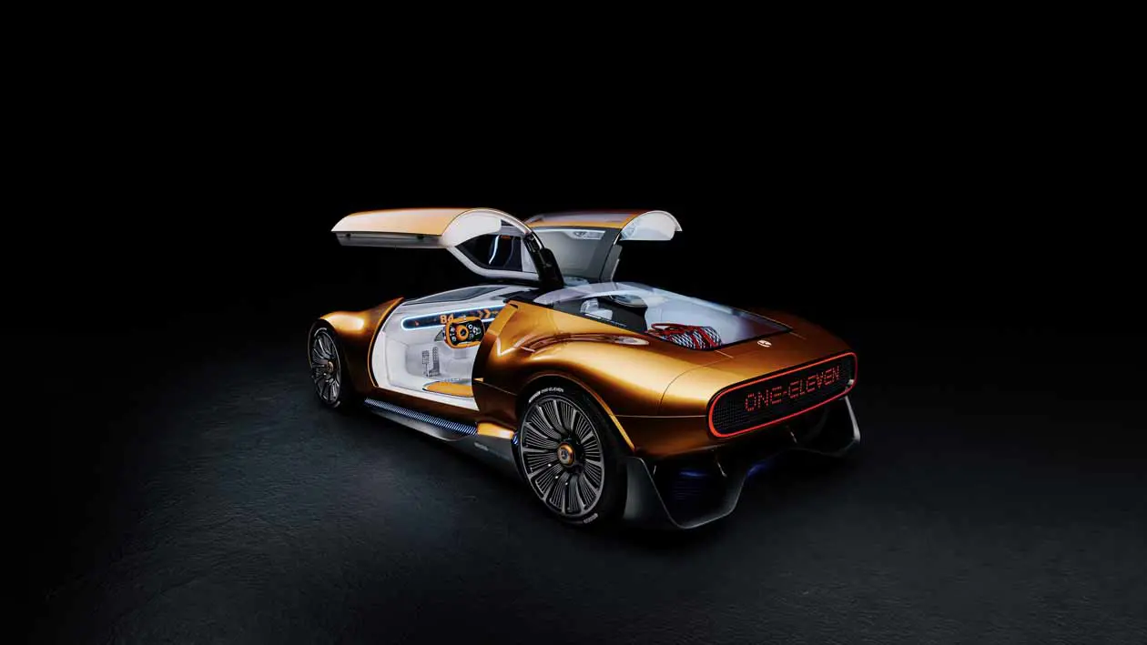 La supercar Vision One-Eleven di Mercedes-Benz. Copyright © Mercedes-Benz.