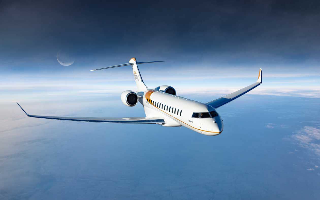 Bombardier, Global 8000, exterior. Copyright © Bombardier