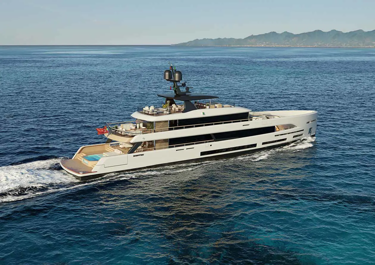 Superyacht da 50 metri di Sirena Yachts. Copyright © Sirena Yachts.