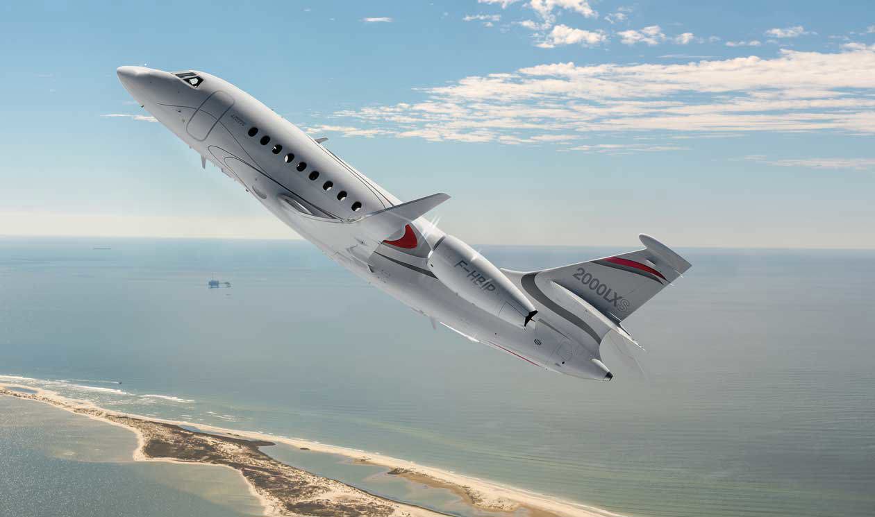 Falcon 2000LXS. Copyright © Dassault Falcon Jet Corp., Dassault Aviation.