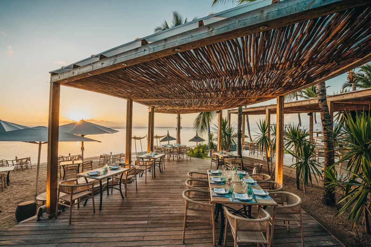 Sugar Beach restaurant BBB, Mauritius. Copyright © Sunlife