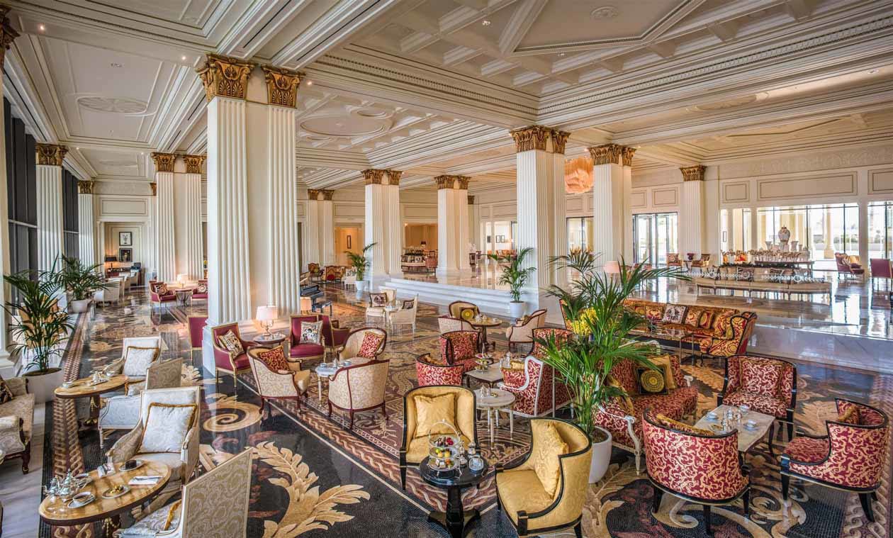 Lobby lounge. Copyright © Palazzo Versace Dubai.