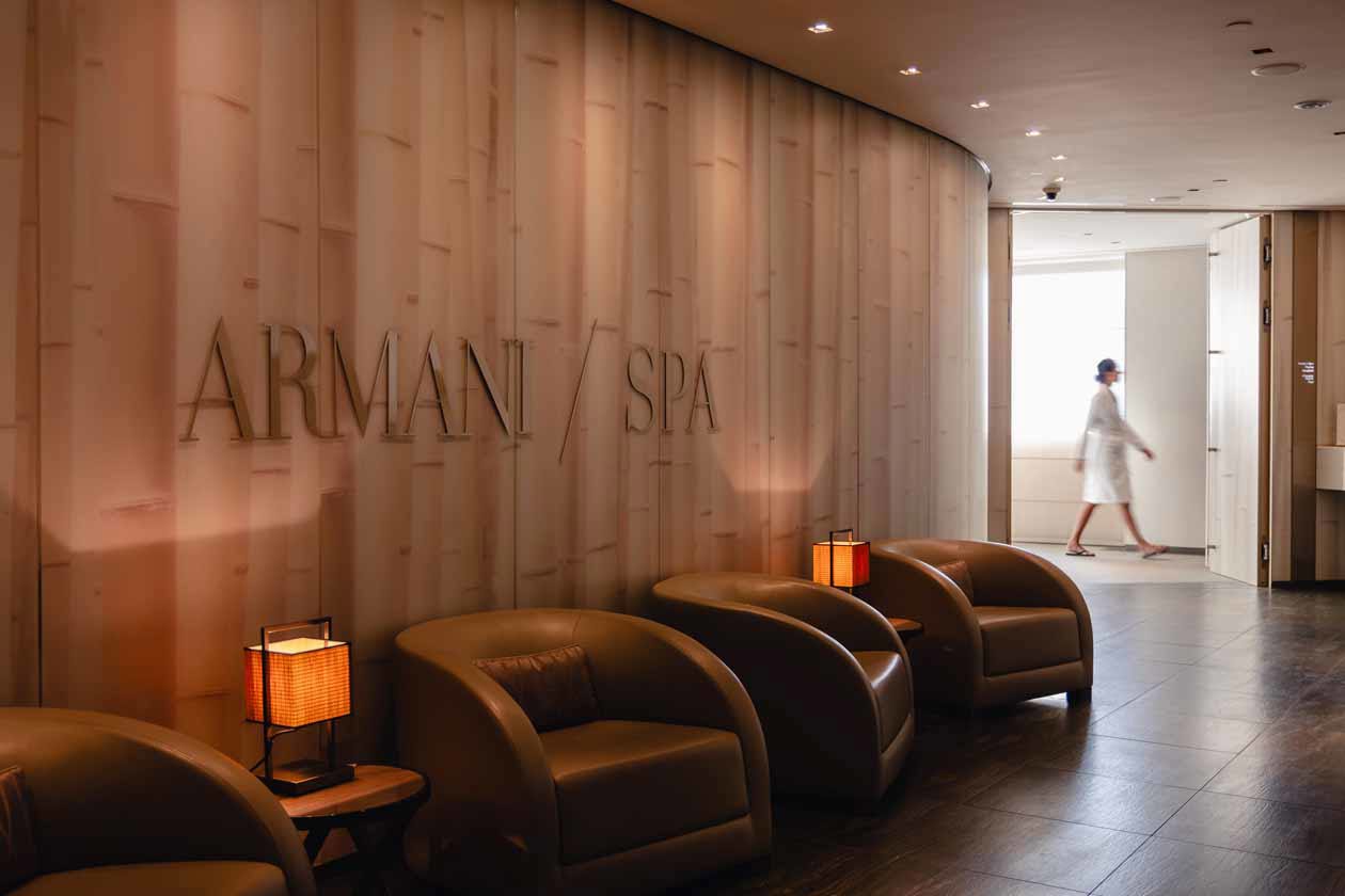 Armani Spa, Armani Hotel Milano. Foto: Copyright © Armani Hotel Milano.