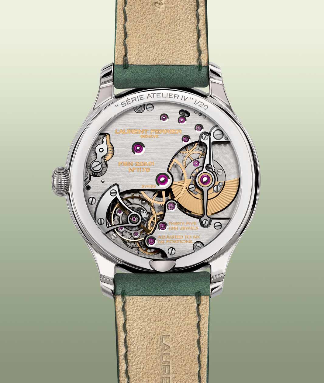  Classic Micro-Rotor “Série Atelier” Magnetic Green, Laurent Ferrier