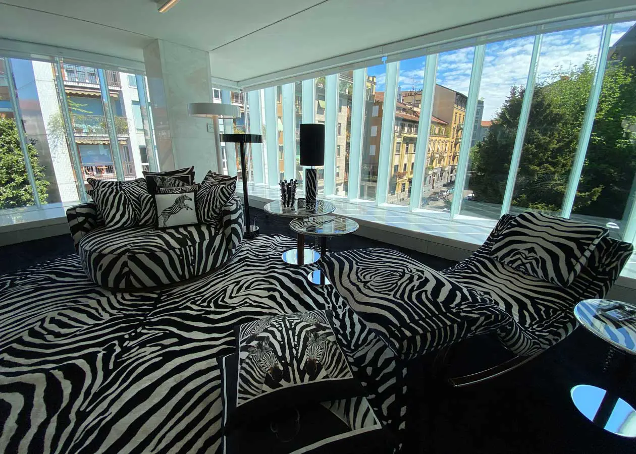 Dolce&Gabbana Casa, Milano Design Week 2023, Zebra. Copyright © Avion Luxury Magazine