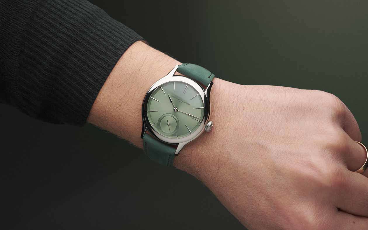 Classic Micro-Rotor “Série Atelier” Magnetic Green, Laurent Ferrier