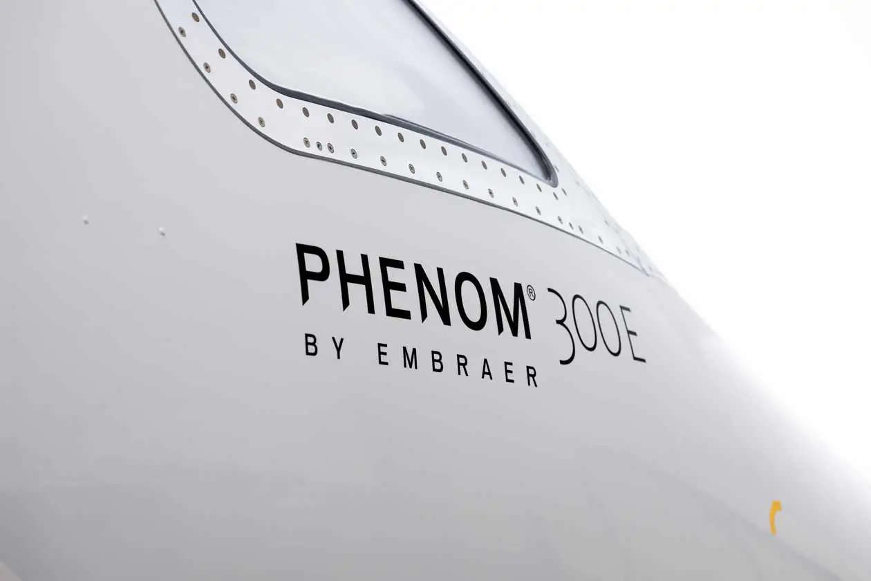 Phenom 300E by Embraer Executive Jets. Copyright © Embraer.