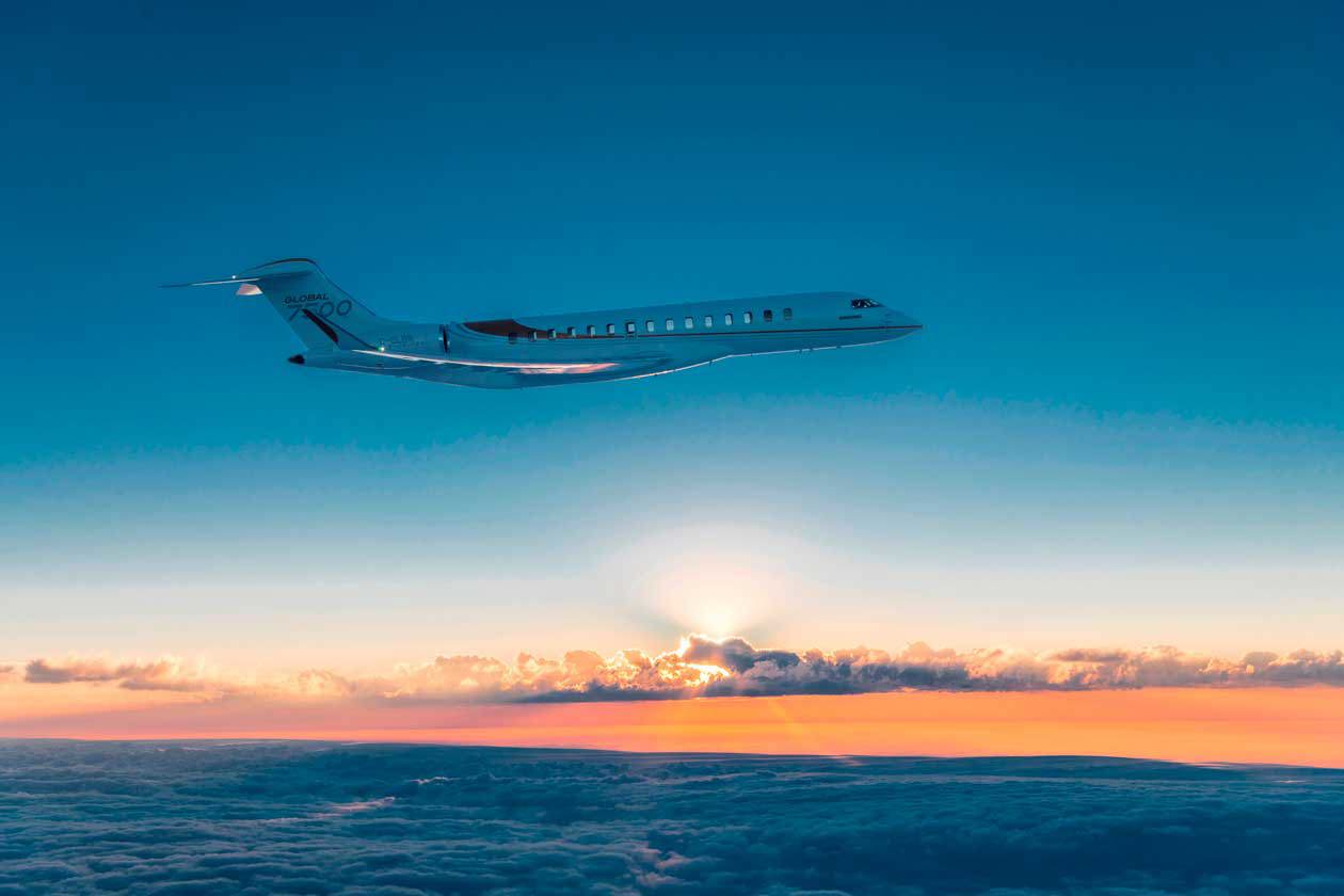 Bombardier, Global 7500, exterior. Copyright © Bombardier