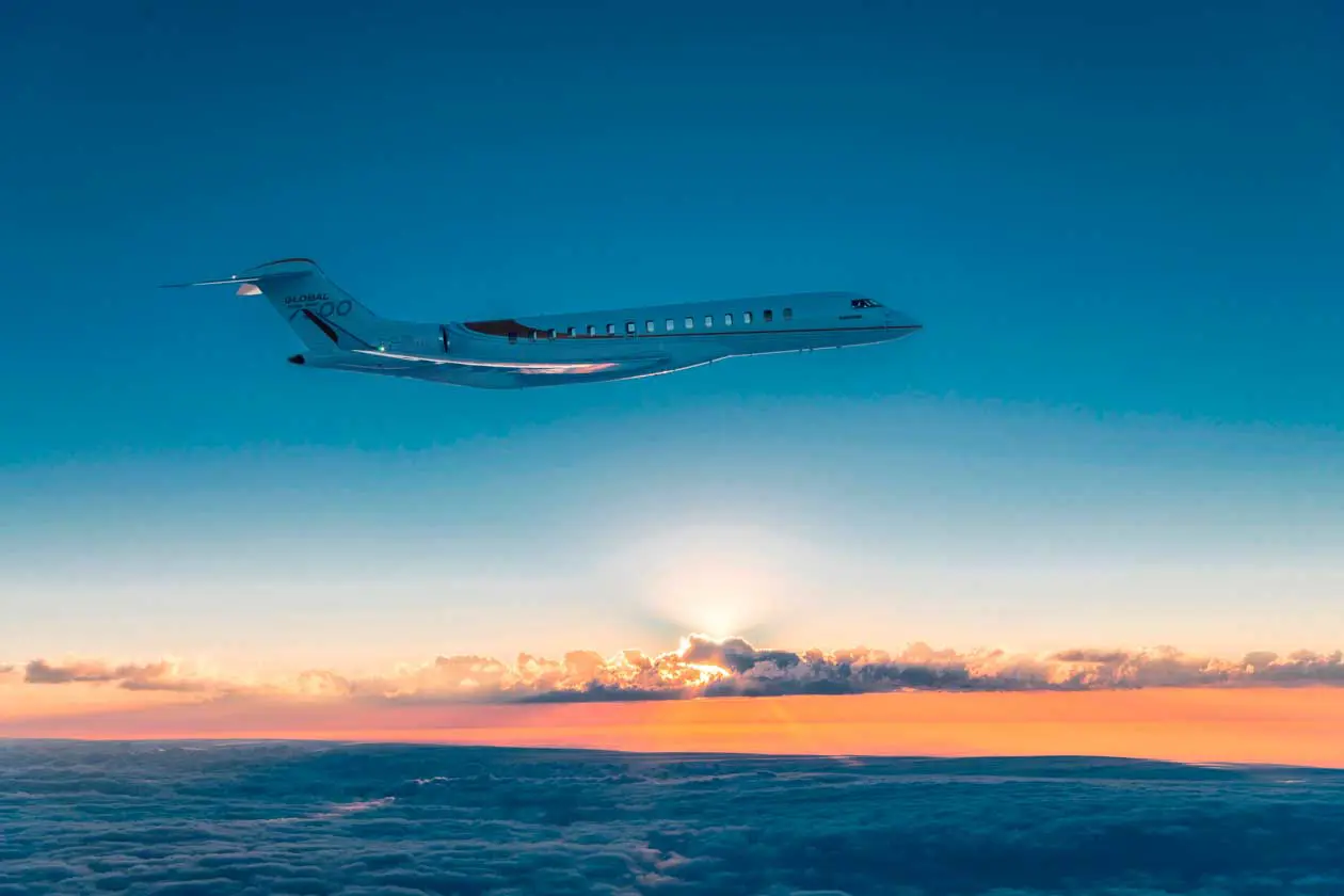 Bombardier, Global 7500, exterior. Copyright © Bombardier