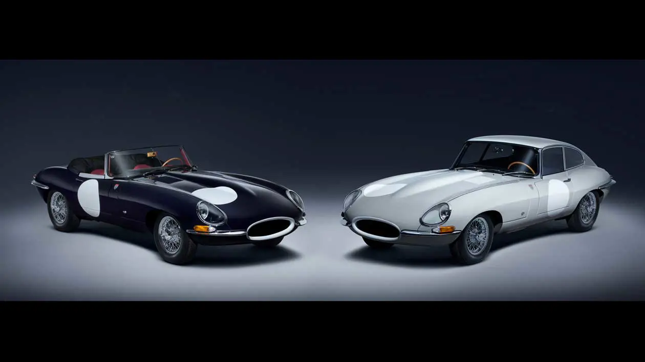 Jaguar Classic E-type ZP Collection in limited edition. Copyright © Jaguar Land Rover.