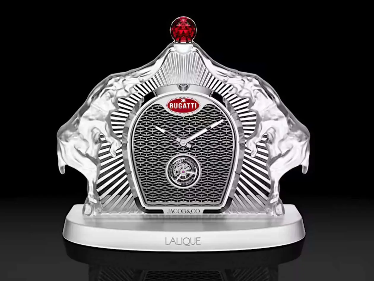 Orologio da tavolo Bugatti Calandre - Jacob & Co., Bugatti, Lalique Copyright © Bugatti Automobiles S.A.S. Press Office