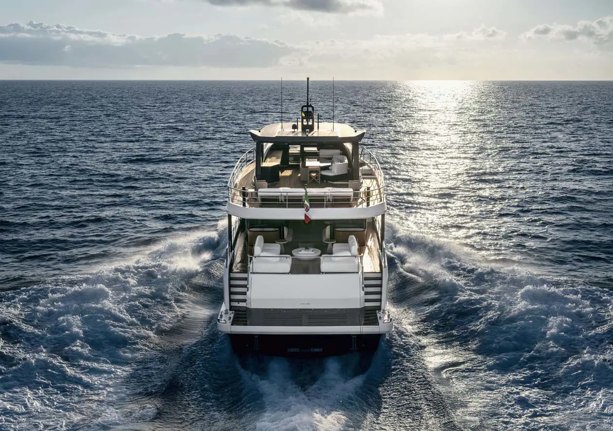 A 80 di Arcadia Yachts. Foto: Copyright © Ufficio Stampa Arcadia Yachts