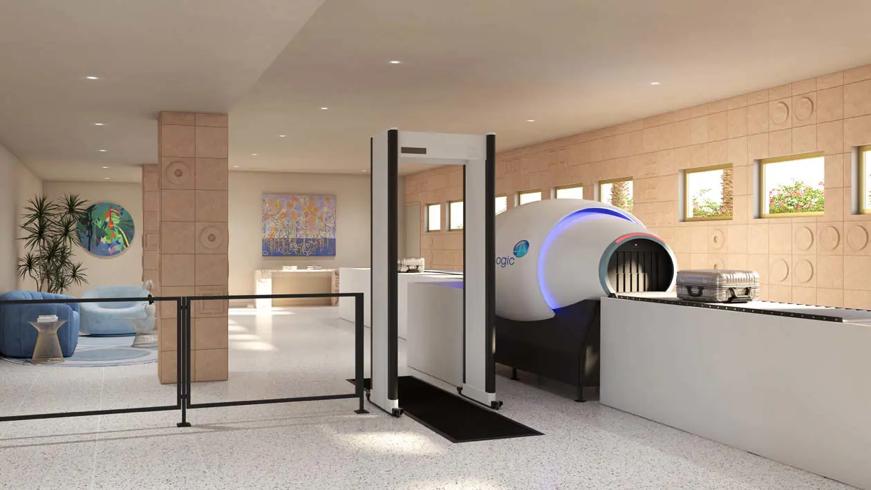 Terminal Privato Aeroporto di Miami, PS MIA, TSA Checkpoint - Rendering: Copyright © Aeroporto Internazionale di Miami