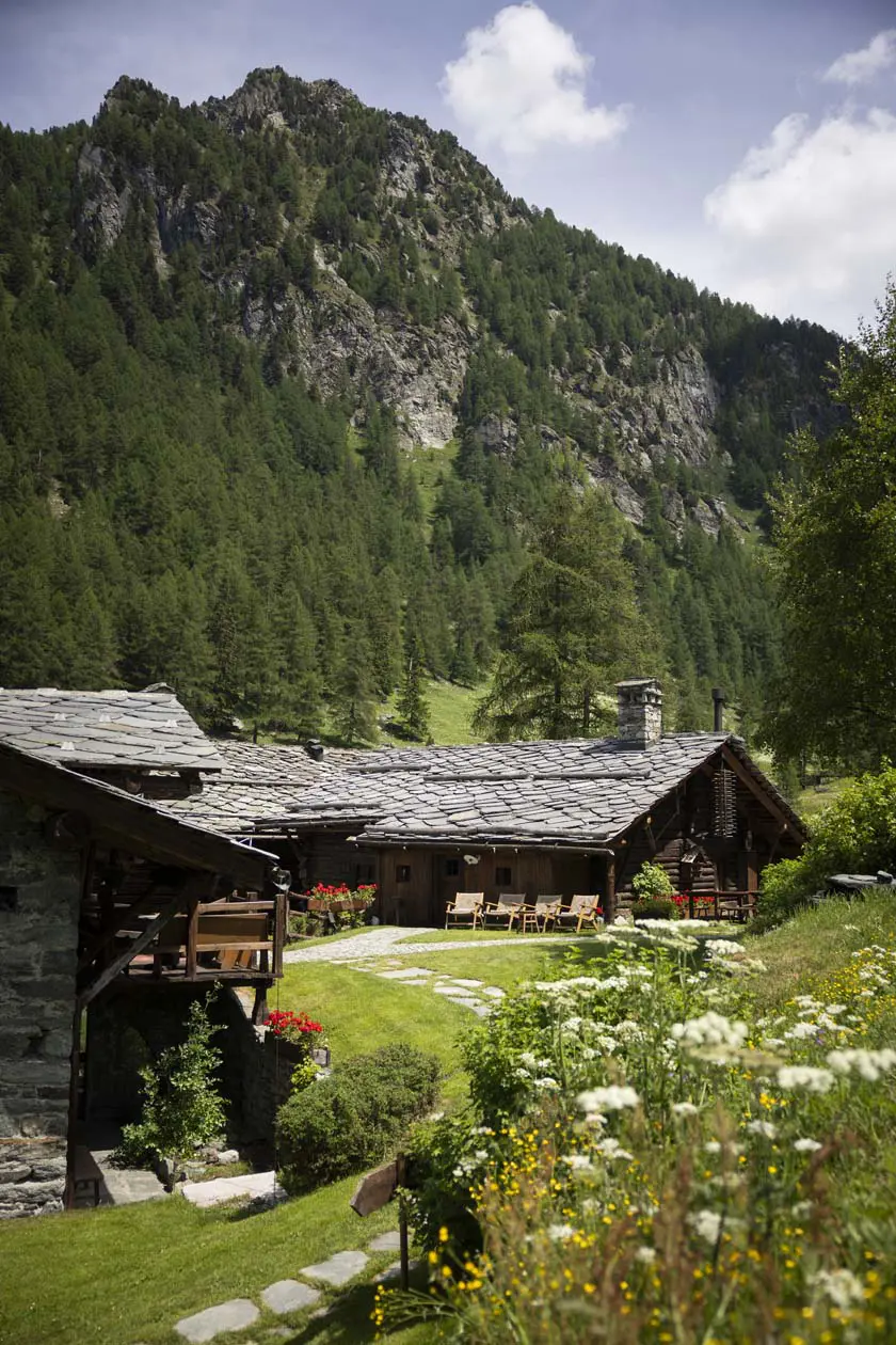 Hotellerie de Mascognaz, villaggio Walser, Val d’Ayas Foto: Copyright © Gruppo Azimut|Benetti