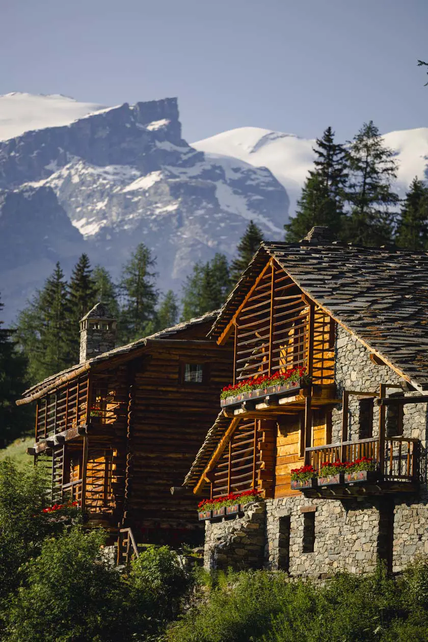 Hotellerie de Mascognaz, villaggio Walser, Val d’Ayas Foto: Copyright © Gruppo Azimut|Benetti