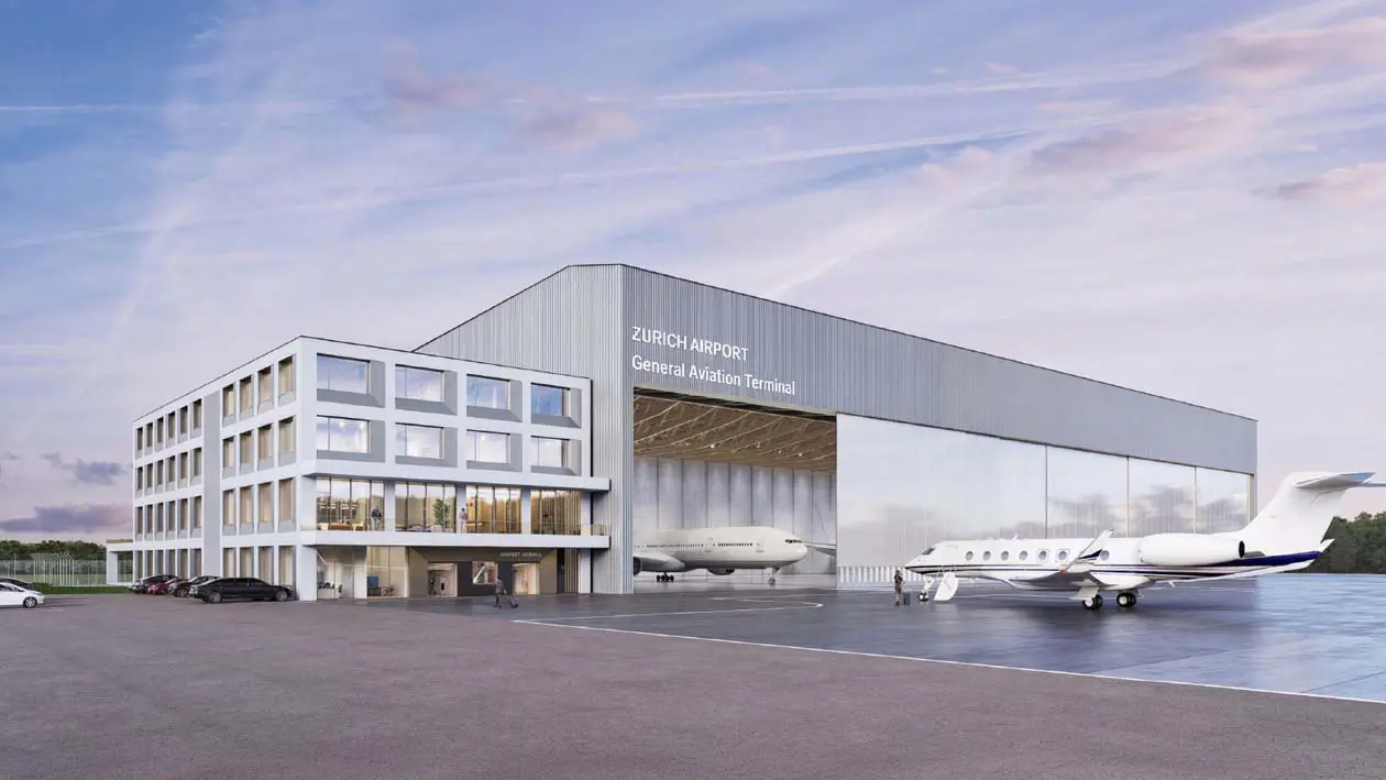 Terminal per l'aviazione generale di Zurigo: stato attuale della pianificazione. Soggetto a modifiche. / Copyright: Zurich Airport Ltd