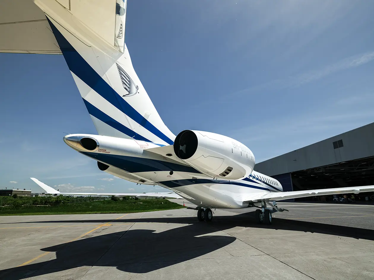 Bombardier Global 8000 Foto: Copyright © Comlux Aviation