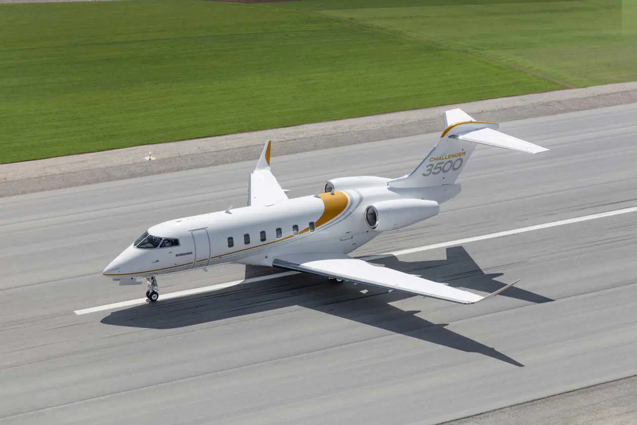 nuovo Bombardier Challenger 3500 business jet