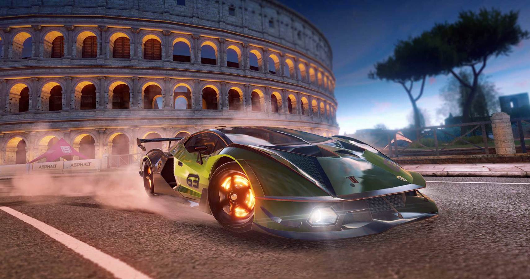 Lamborghini Hypercar Essenza SCV12 nel videogioco Asphalt 9: Legends