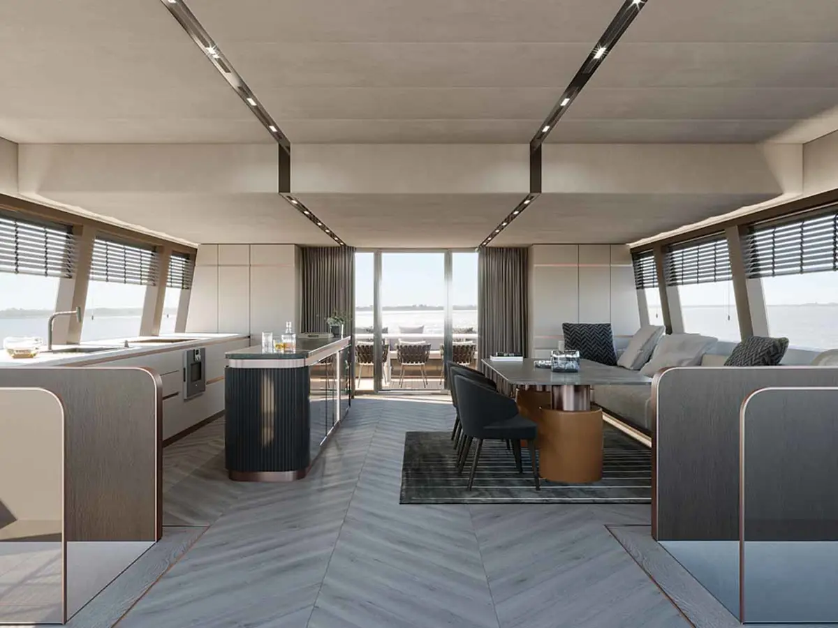 nuovo modello ibrido di Silent-Yachts