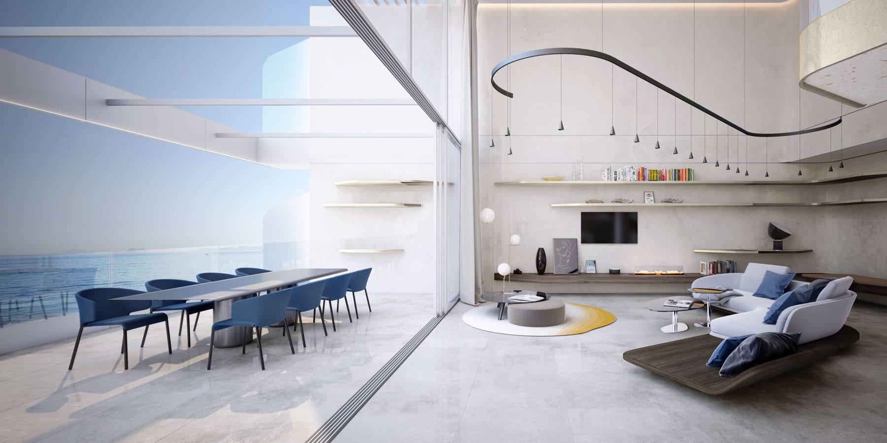 Complesso residenziale di lusso progettato Pininfarina per Estepona, Costa del Sol, Spagna. 