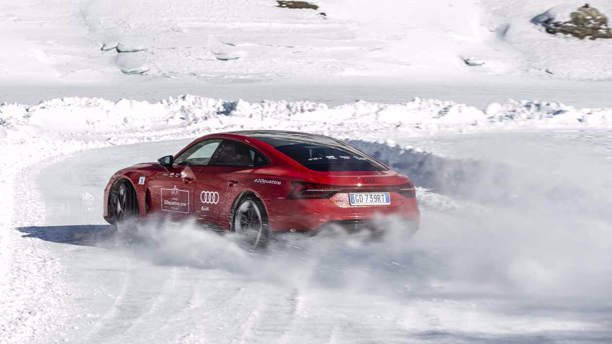 Audi a Cortina con e-Rally 20quattro ore dei Laghi