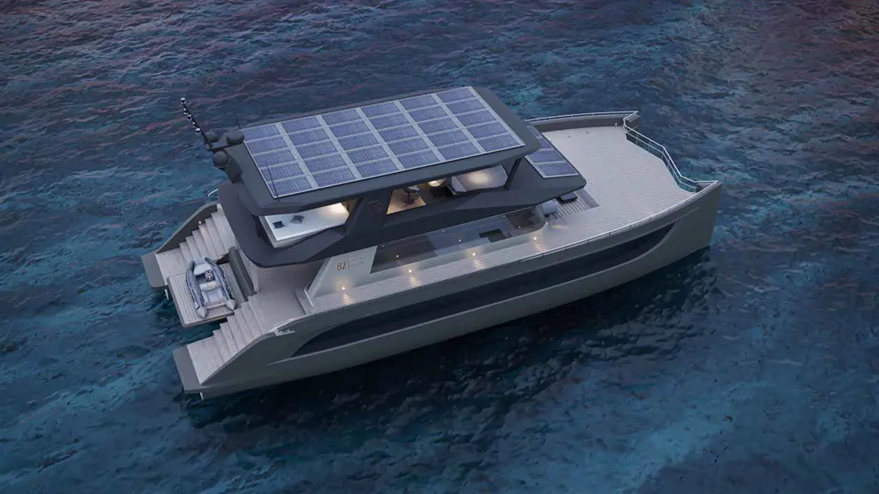 nuovo modello ibrido di Silent-Yachts