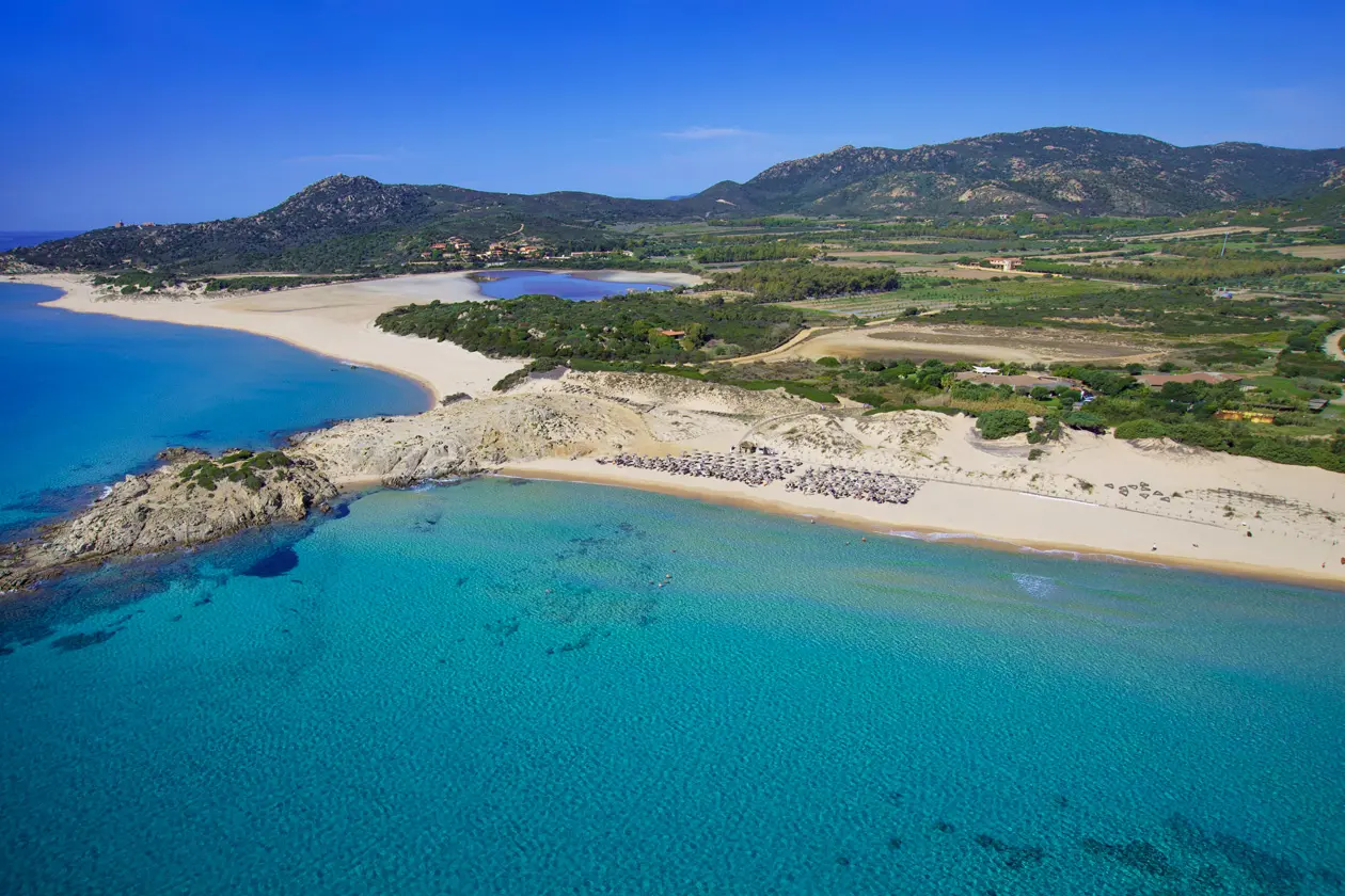 Chia Laguna, Dune di Campana Beach