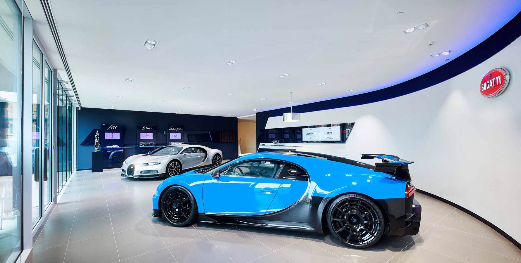 Bugatti Brussels showroom