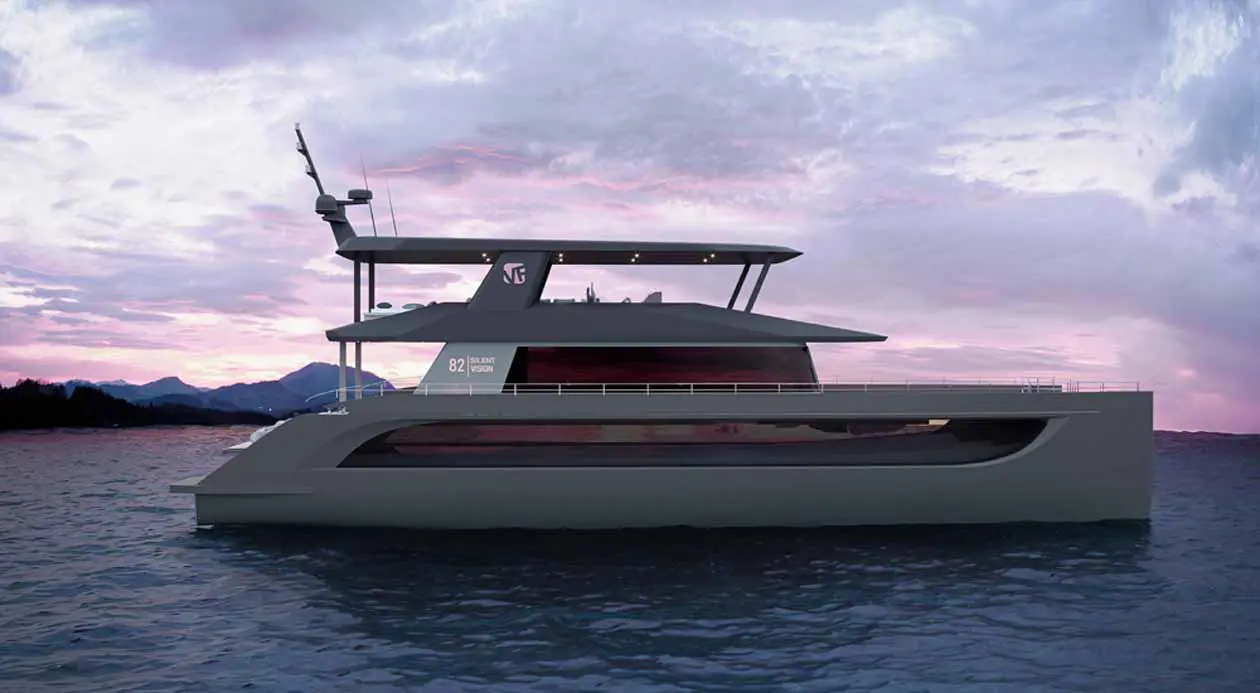 nuovo modello ibrido di Silent-Yachts