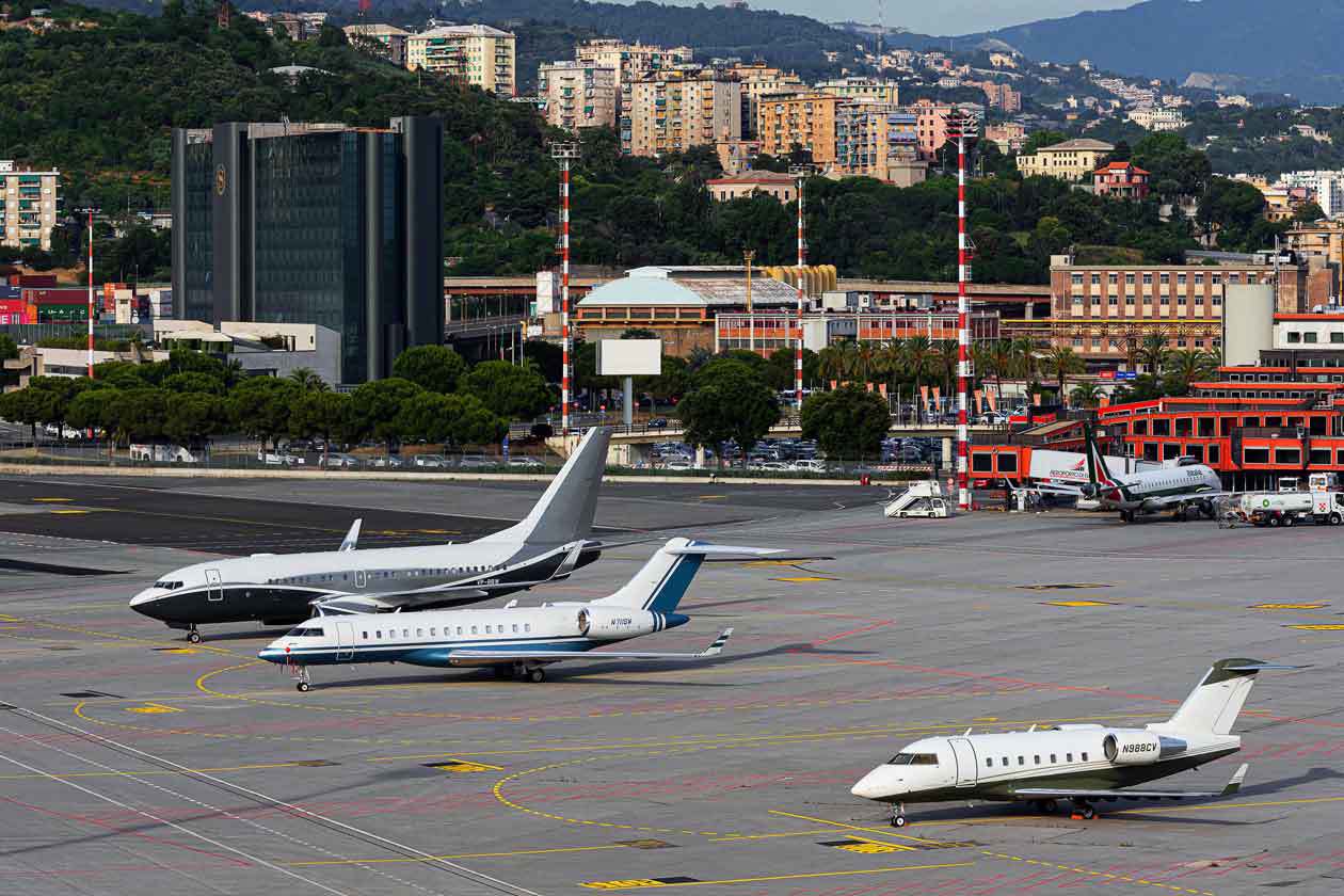 Aviazione privata aeroporto di Genova