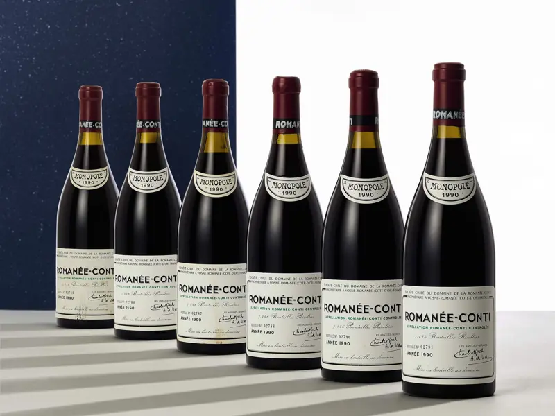 Top Lot Romanee Conti 1990 Domaine de la Romanee Conti. Sotheby's Wine.