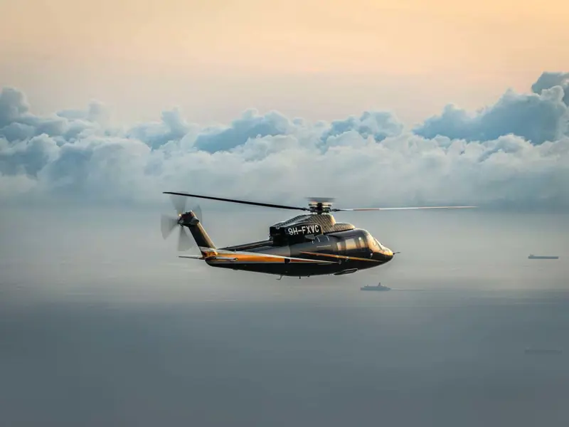 Flexjet, dell'elicottero Sikorsky S-76
