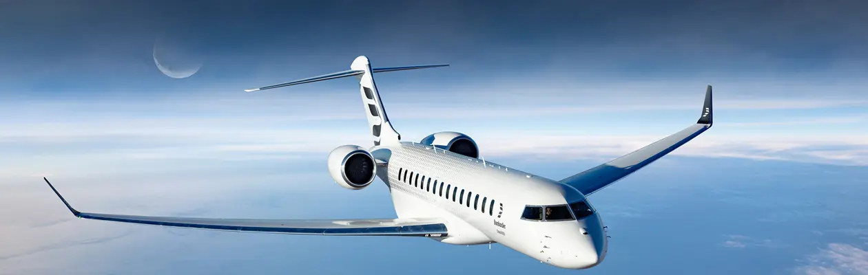 Bombardier Global 8000 stabilisce un nuovo record di velocità tra Los Angeles e Farnborough