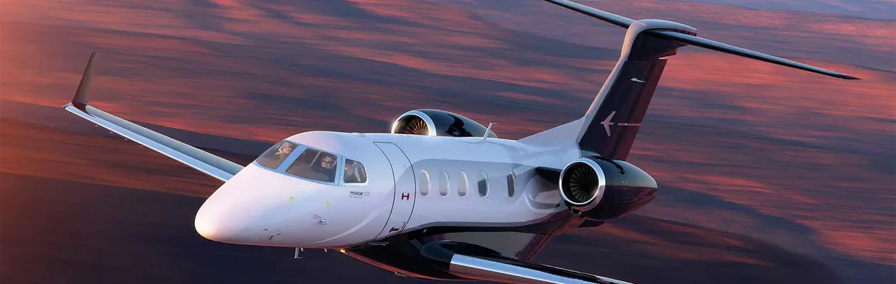 Il Phenom 300 di Embraer è il light jet più venduto al mondo