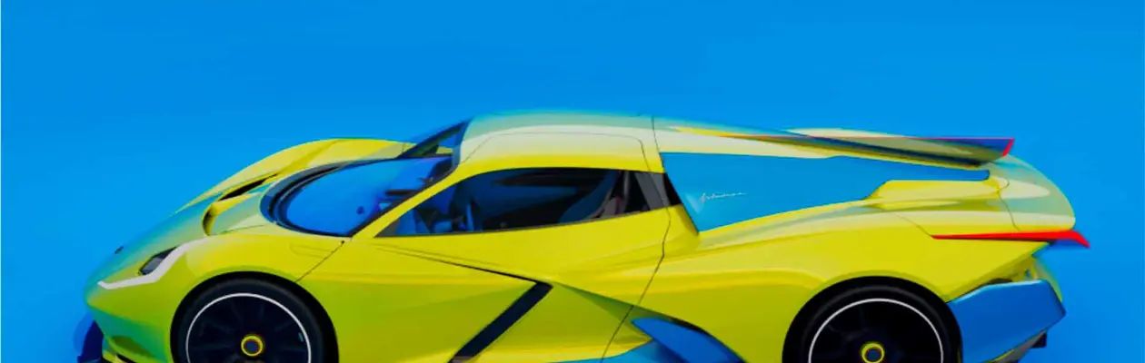 Automobili Estrema: la prima hypercar Fulminea con livrea giallo blu