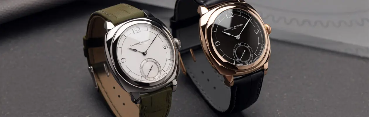 Minimalismo e influenze vintage per gli orologi di Laurent Ferrier