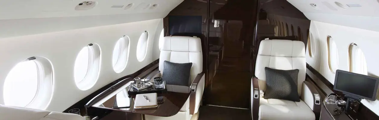 I filtri Hepa per i jet Dassault Falcon