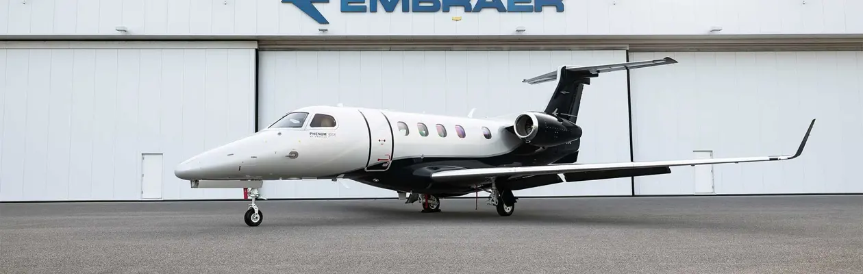 Embraer aumenta la manutenzione dei jet Phenom a 800 ore di volo