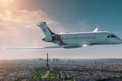 Dassault: un modello di cabina su larga scala per il più grande business jet