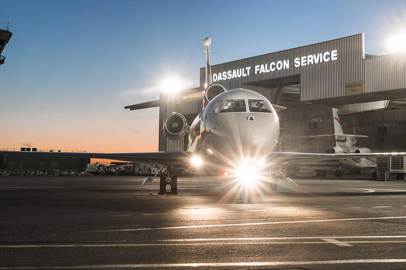 Dassault Aviation è leader per l'assistenza nel settore dei business jet