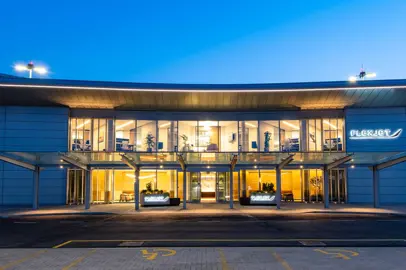 Il terminal privato Flexjet a Farnborough