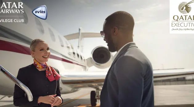 Nuova partnership tra Qatar Executive e Qatar Airways Privilege Club