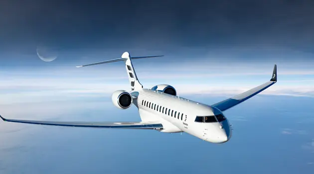 Bombardier Global 8000 stabilisce un nuovo record di velocità tra Los Angeles e Farnborough