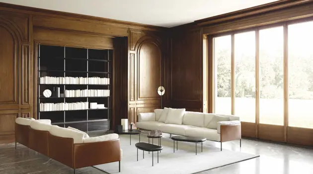 La nuova zona living di Living Divani dalla sofisticata unicità