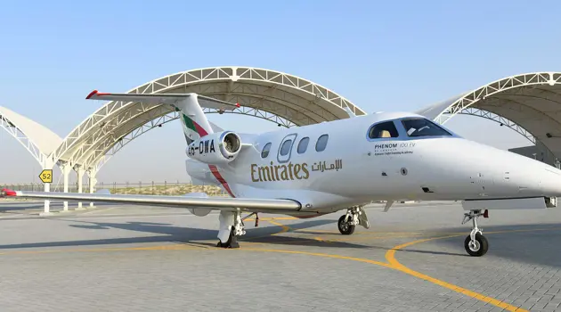 Servizio jet su richiesta con Emirates