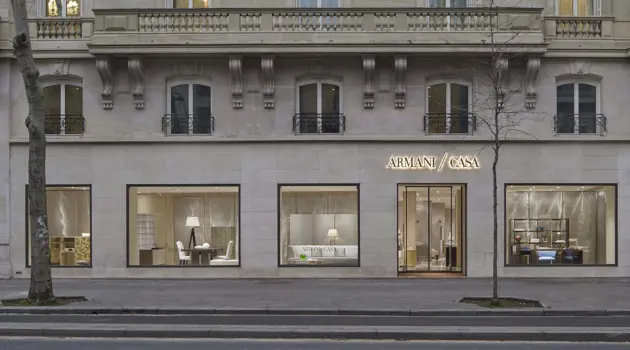 Armani/Casa rinnova il suo spazio di vendita a Parigi